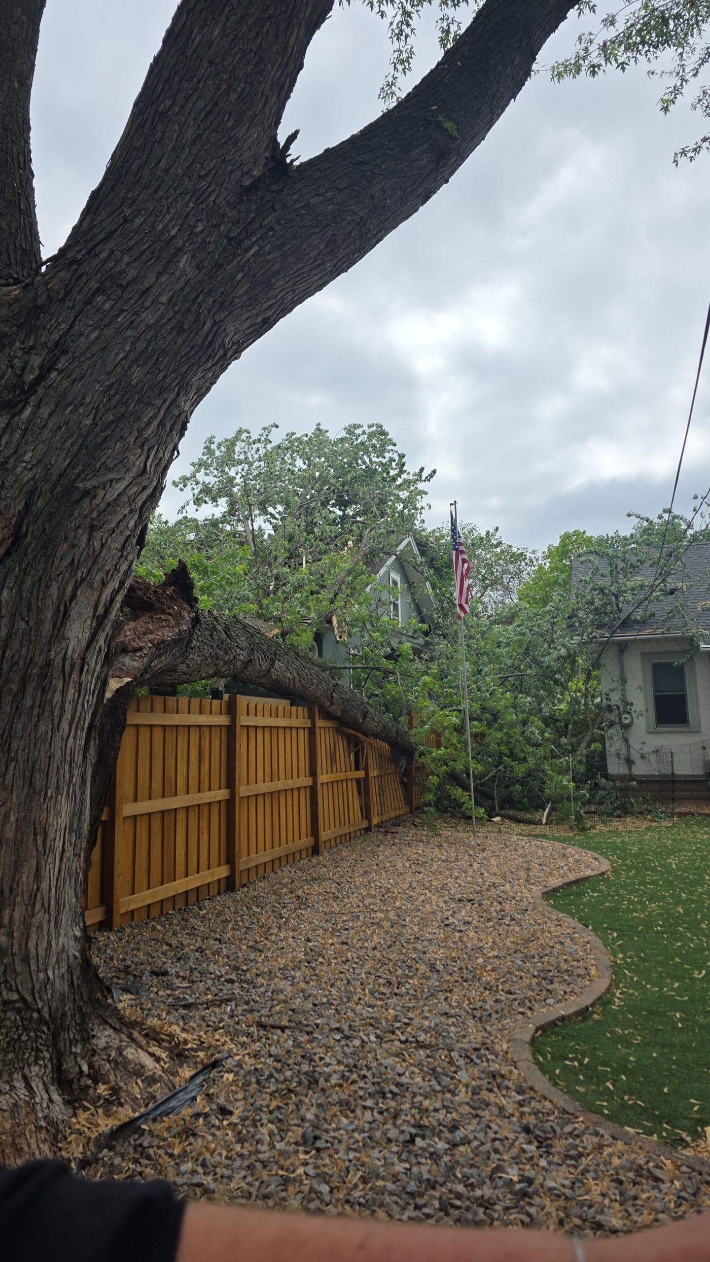 Gallery photos for Storm Damage Doesn't Wait for Holidays - Neither Do We: Image #2