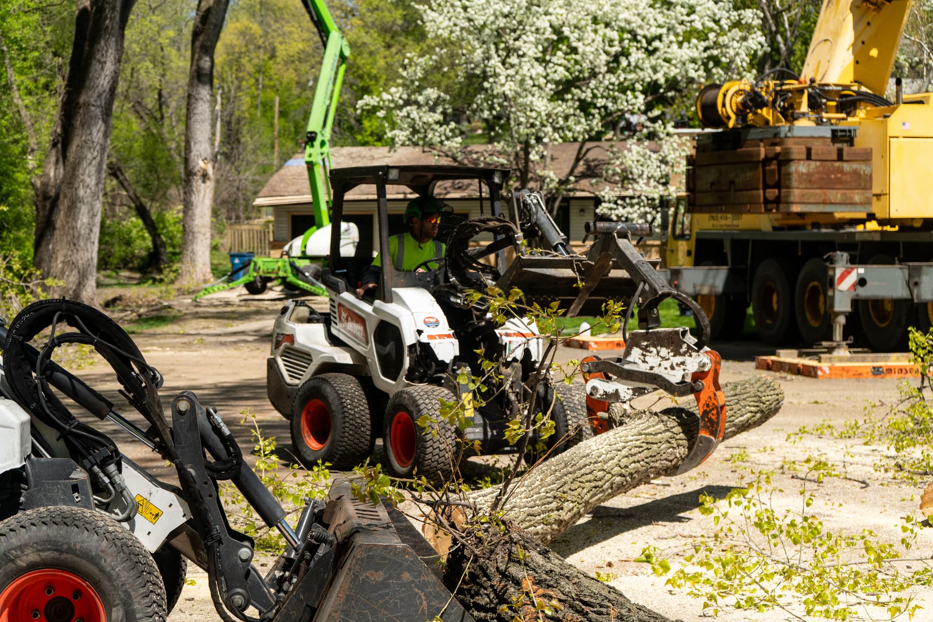 Gallery photos for 120-Ton Crane Cottonwood Removal in Minnetonka MN: Image #4